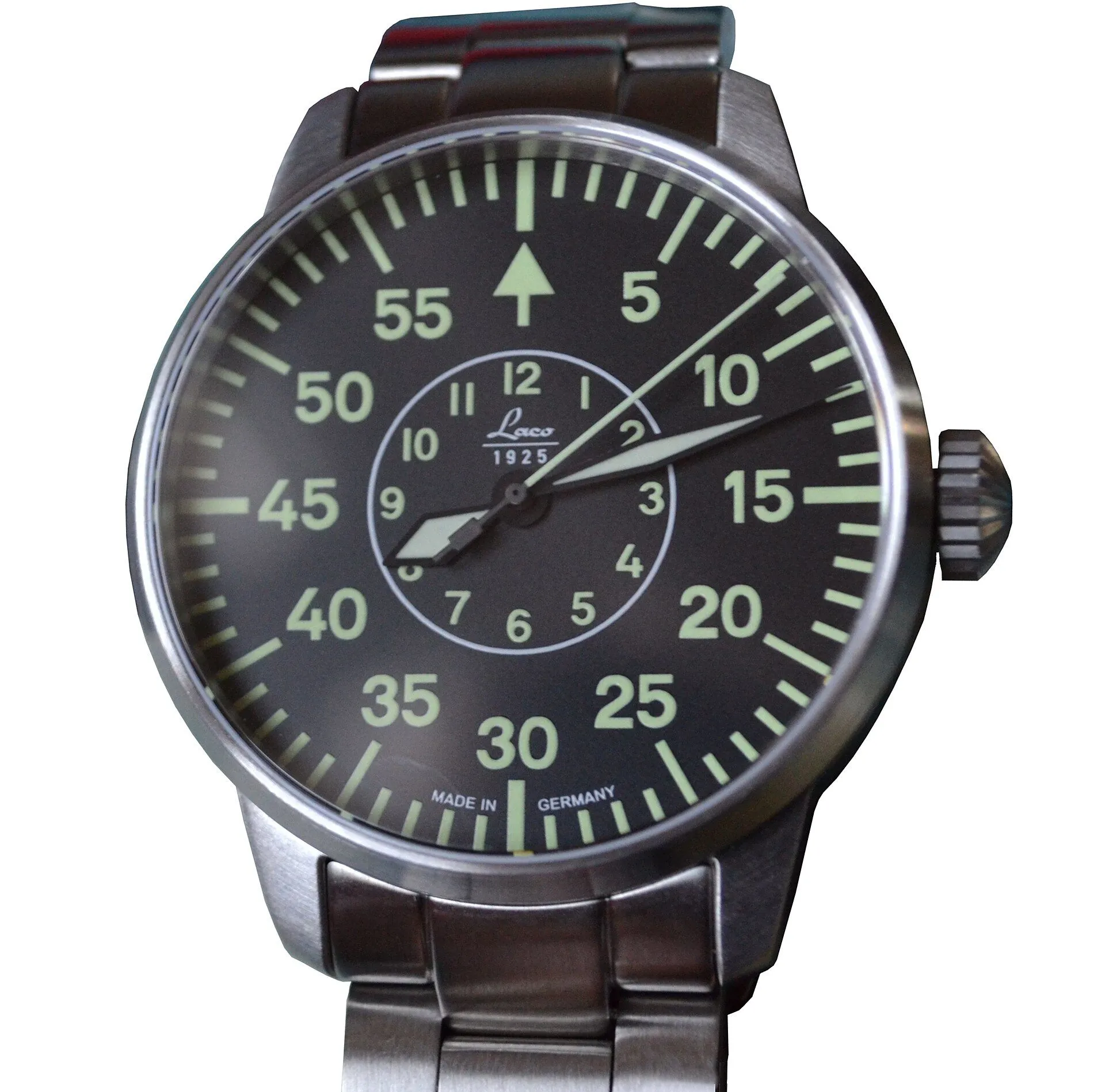 Reloj de aviador Laco con esfera tipo B